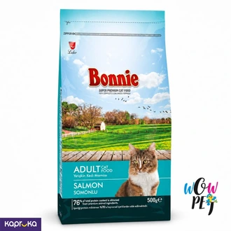 Bonnie Adult Cat Food Salmon 500g - Sri Lanka  Online for none