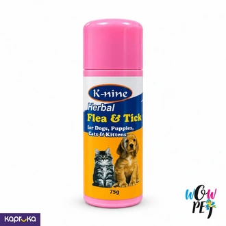KNine Herbal Flea And Tick Powder 75g  Buy pet Online for specialGifts