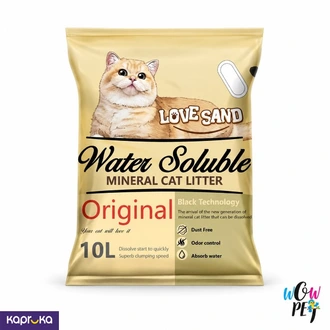 Love Sand Water Soluble Mineral Cat Litter 10L  Online for none