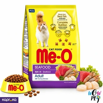 MeO Adult Cat Food Seafood 3kg  Online for none