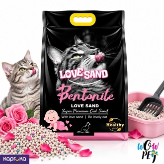 LOVE SAND Bentonite Cat Litter Baby Powder Flavour 10L  Online for none