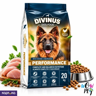 Divinus Performance Dog Food Chicken 20kg  Online for none