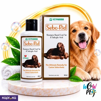 VETPHARMA SeboRid Shampoo for Dogs 100ml  Buy pet Online for specialGifts
