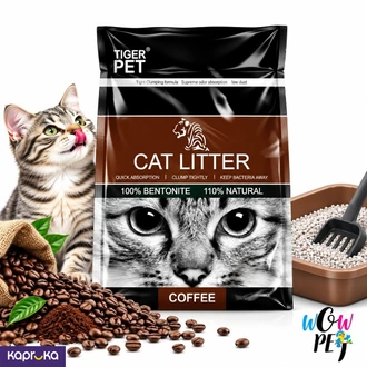 TIGER PET Bentonite Cat Litter Coffee Fresh 25L Buy pet Online for specialGifts
