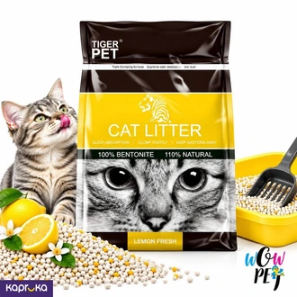 TIGER PET Bentonite Cat Litter Lemon Fresh 10L Buy pet Online for specialGifts