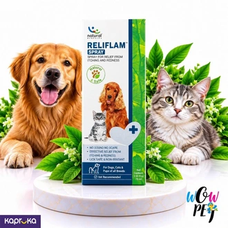 Natural Remedies Reliflam Spray Itching Redness Relief 75ml  Buy pet Online for specialGifts