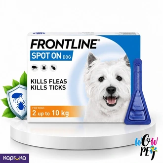 FRONTLINE Spot On for Dogs Flea Tick Treatment  2 Up To 10 Kg Buy pet Online for specialGifts