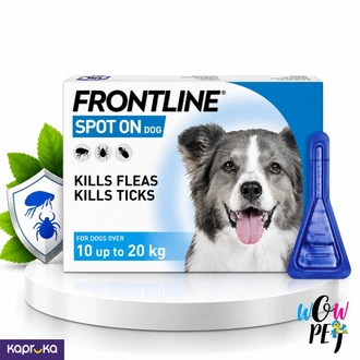 FRONTLINE Spot On for Dogs Flea Tick Treatment 10 Up To 20 Kg Buy pet Online for specialGifts