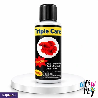Triple Care 3 in 1 Fish Treatment 120ml  Buy pet Online for specialGifts