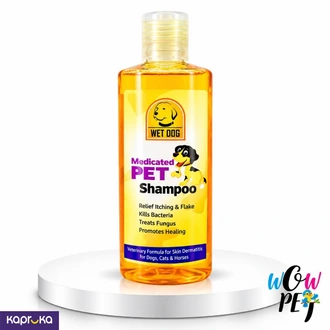 Wet Dog Medicated Pet Shampoo 200ml  Online for none