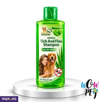 Pet Shine Aloe Vera Tick Ana Flea Shampoo 200ml  Buy pet Online for specialGifts