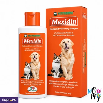 VETPHARMA Mexidin Medicated Shampoo 200ml  Buy pet Online for specialGifts