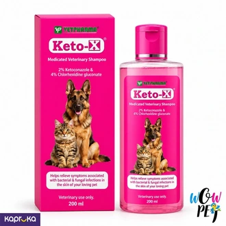 Vetpharma Keto X Medicated Shampoo 200ml  Buy pet Online for specialGifts