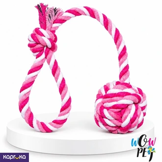Cotton Rope Toy with Ball for Dogs - Chew n Tug Toy Sri Lanka  Online for none