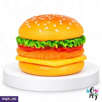 Rubber Burger Toy for Dogs - Chew n Fetch Toy Sri Lanka  Online for none