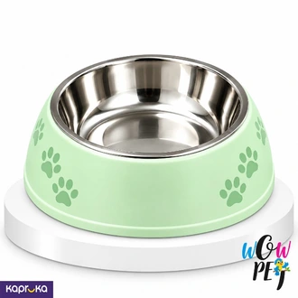 Stainless Steel Foot Print Bowl For Dogs  Online for none