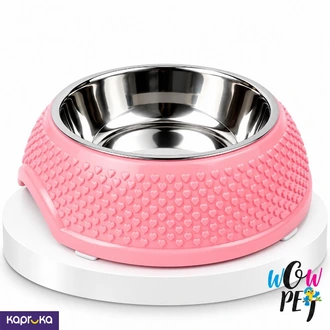 Stainless Steel Hart Emboss Bowl For Dogs  Online for none
