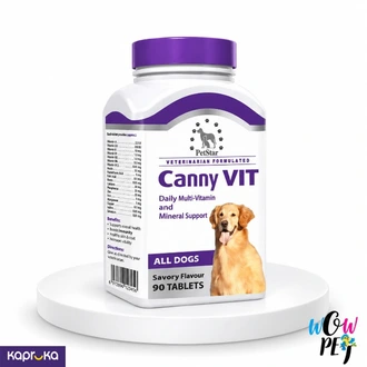 Canny VIT Daily MultiVitamin and Mineral Support for all dogs 90 Tablets  Buy pet Online for specialGifts