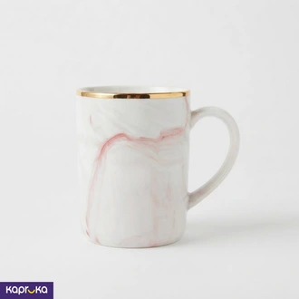 Marble Red With Gold Line Mug  Online for none