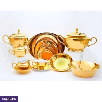 Fully Gold 93 Pieces Dinner Set  Online for none