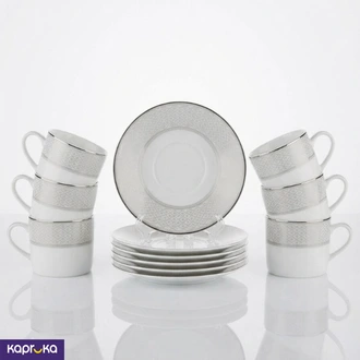 Roxie Silver 12 Pcs Tea Set  Online for none