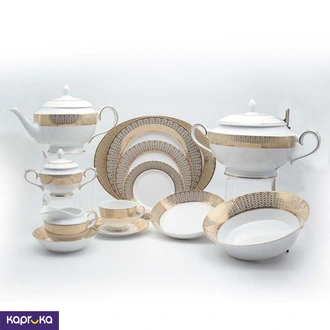 Jewel Cream 93 Pieces Dinner Set  Online for none