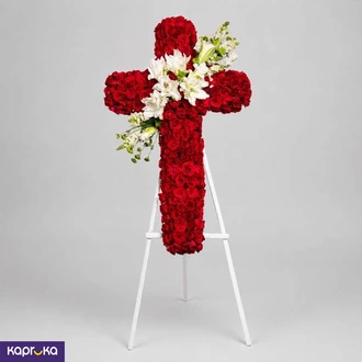 Red And White Sympathy Cross Buy natural-affection-by-jayarathna- Online for partnercentral
