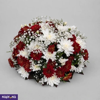 Crimson And Cream Posy Buy natural-affection-by-jayarathna- Online for Flowers