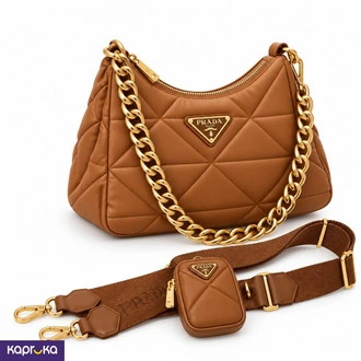 Quilted Leather Shoulder Bag With Box Buy charlies-trend- Online for FASHION