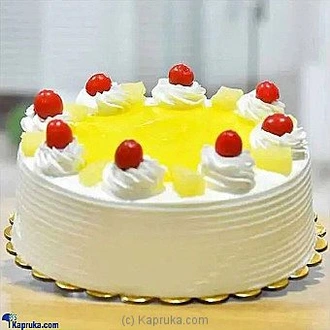 Pineapple Fresh Cream Cake(1 Kg) Buy India Online for specialGifts
