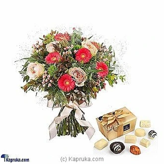 Seasonal Bouquet With Leonidas Chocolate Buy France Online for specialGifts