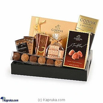 Godiva Black & Gold Gift Tray Buy France Online for specialGifts