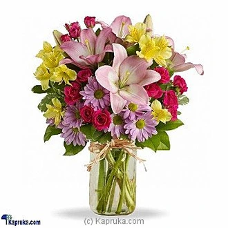 Shades Of Spring In Mason Jar Buy Canada Online for specialGifts