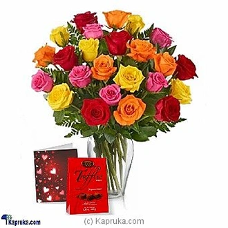 Two Dozen Assorted Rose Combo I Buy Canada Online for specialGifts