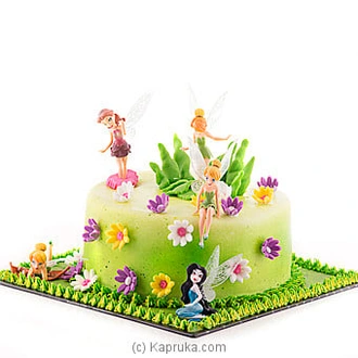 Tinkerbell Fairy Paradise Ribbon Cake  Online for none