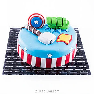 Superhero In Party Ribbon Cake  Online for none