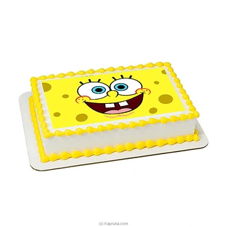 Spongebob Printed Cake  Online for none