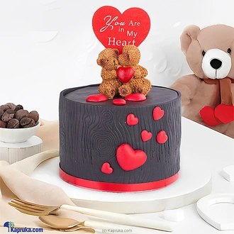 Cupid`s Whispers Chocolate Cake Buy valentine Online for specialGifts