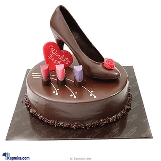 World`s Best Mum Mother`s Day Chocolate Cake (GMC) Buy Cake Delivery Online for specialGifts