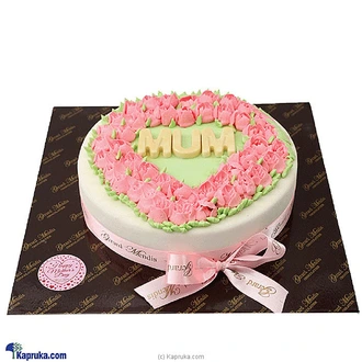 Mother`s Day `Mum` Ribbon Cake (GMC) Buy Cake Delivery Online for specialGifts