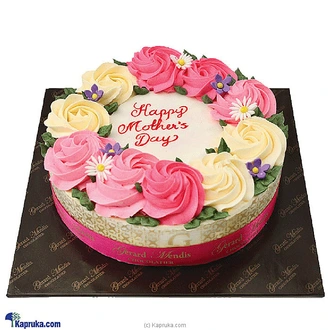 Happy Mother`s Day Vanilla Sponge Cake (GMC) Buy Cake Delivery Online for specialGifts