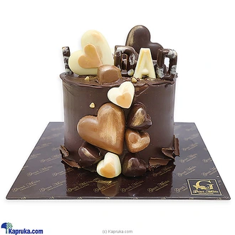 Father`s Day Loving Dad Chocolate Butter Cake (GMC)  Online for none