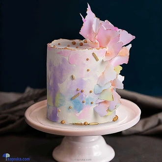 Pastel Pink Perfection Ribbon Tower Cake  Online for none