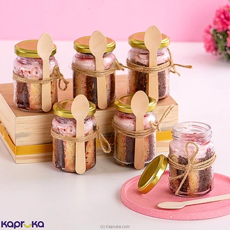 Layered Strawberry Indulgence Jar 6 Pack  Online for none