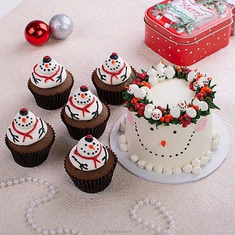 Merry Snow Parade Bento Cake,  Online for none