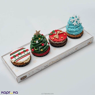 Waters Edge X Mas Cup Cakes 4pcs  Online for none