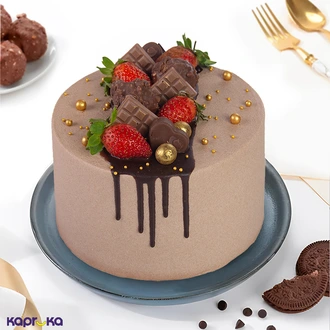 Tropical Midnight Decadence Chocolate Cake Buy Cake Delivery Online for specialGifts