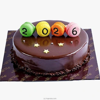 2026 New Year Chocolate Cake 1kg (GMC)  Online for none