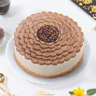 Golden Bloom Chocolate Cake  Online for none