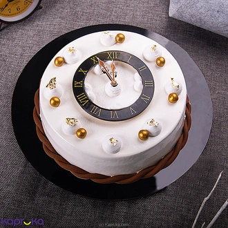 Tick Tock New Year Clock Cake  Online for none